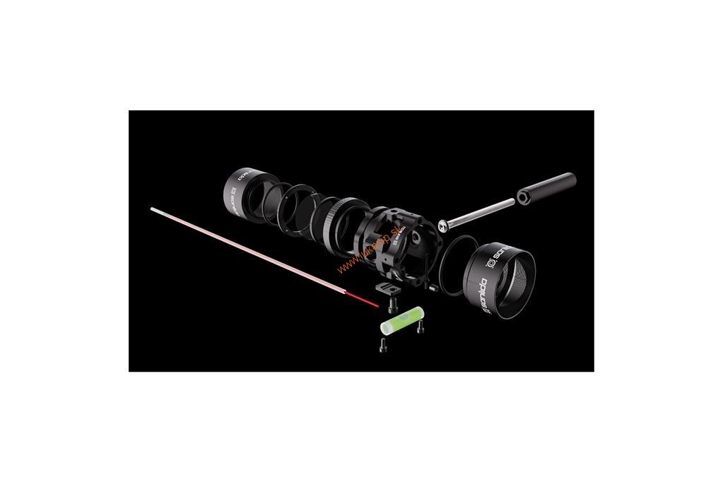 Scope Sanlida X10 29mm s pinom, 6x šošovkou a tienidlami