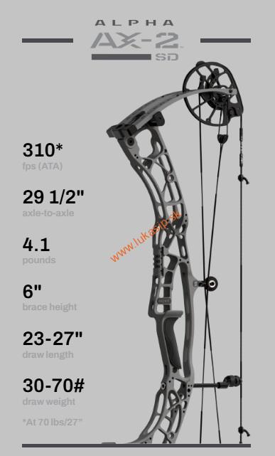 Kladkový luk Hoyt Alpha AX-2 29 a AX-2 SD