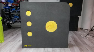Terčovnica 100 x 100 x 25cm s insertami EP