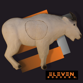 3D horská koza biela s insertom Eleven