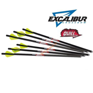 Šíp karbonový Excalibur Quill 16,5" do kuše Micro 6 kusov