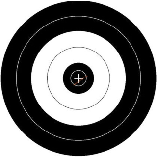 Papierový terč IFAA 65cm