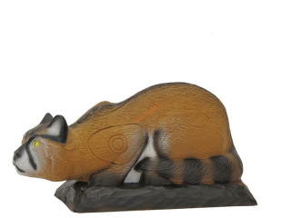 3D prikrčená divá mačka SRT