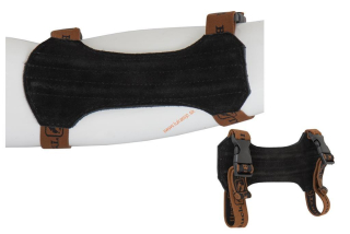 Chránič predlaktia kožený Medium 18cm čierny