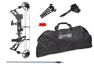 Kladkový luk Sanlida Dragon X8 PRO Package 18 -31" 10-70# so spúšťačom a 12 šípmi