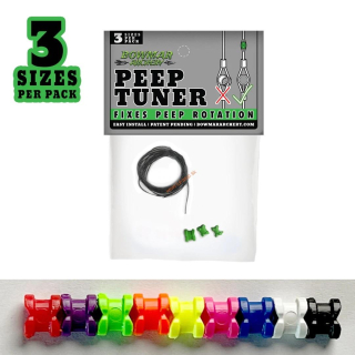Napriamovač na peep - Bowmar peep tuner, balenie 3ks
