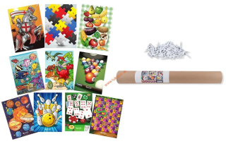 Papierové terče 10 x hra + 50 pripínačiek