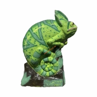 3D zelený chameleón SRT