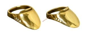 Strelecký prsteň Wild Mountain  - thumb ring - mosadz