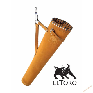 Tulec kožený DeLuxe s nitmi