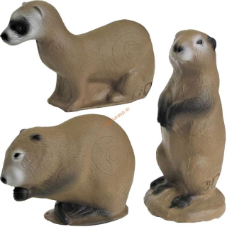 3D rodinka malých zvieratiek 3Di